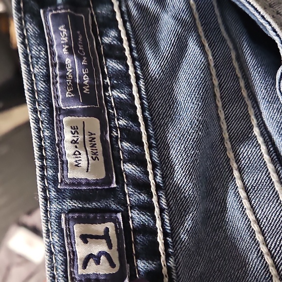 Miss Me Skinny Jeans Women 31 Mid Rise - Picture 2 of 10